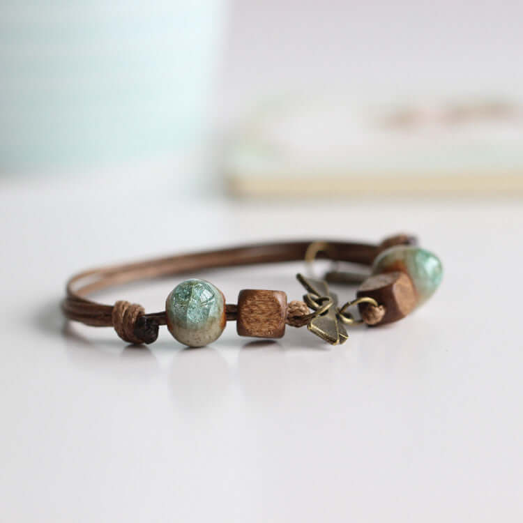 OriginalBroken Bridge Handmade Creative Ceramic Fashion Small Jewelry Bracelet Women Jewelry