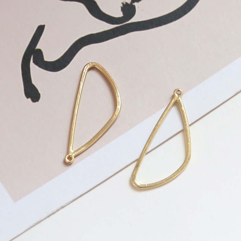 Irregular Triangle Handmade Jewelry Earrings Necklace Accessories