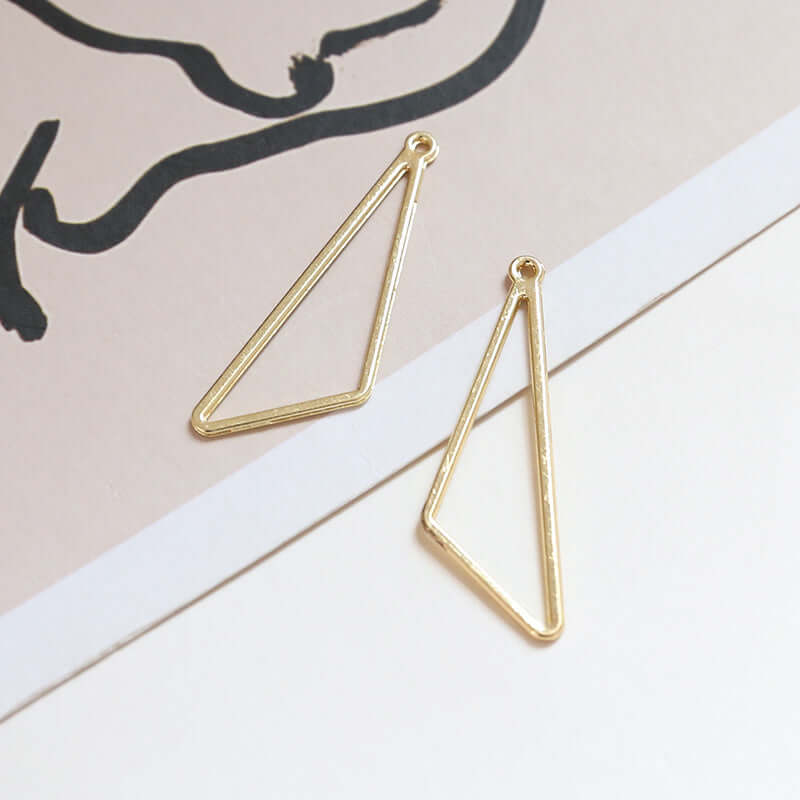 Irregular Triangle Handmade Jewelry Earrings Necklace Accessories