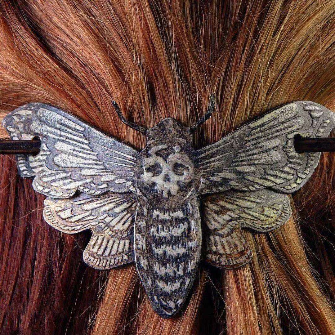 Women's Vintage Copper Skull Headband Handmade Jewelry