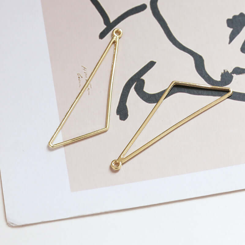 Irregular Triangle Handmade Jewelry Earrings Necklace Accessories