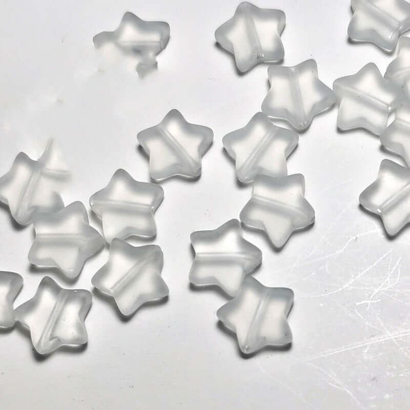 "Creative handmade jewelry with crystal glass petal accents"