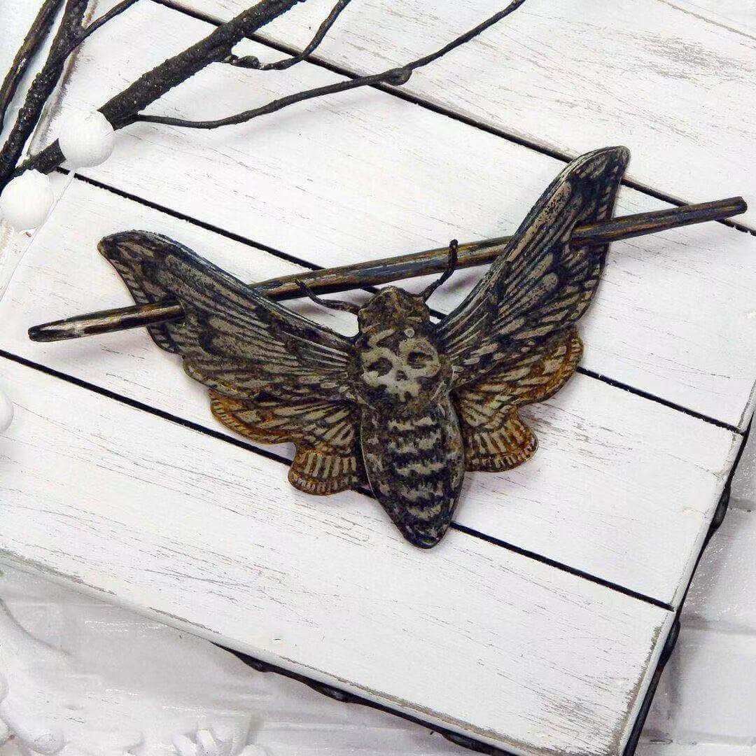 Women's Vintage Copper Skull Headband Handmade Jewelry