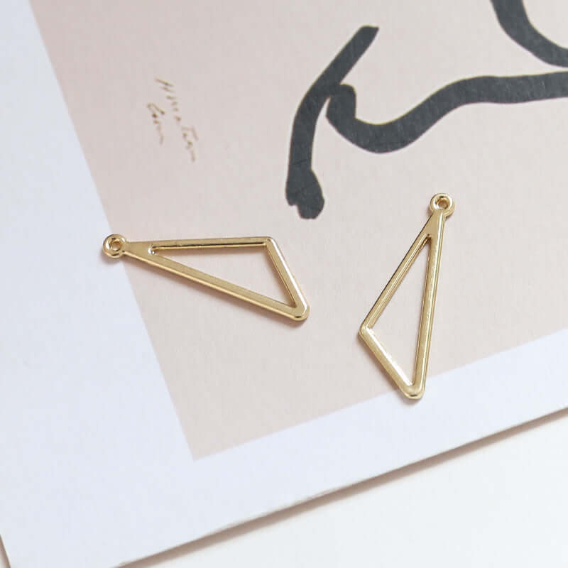 Irregular Triangle Handmade Jewelry Earrings Necklace Accessories