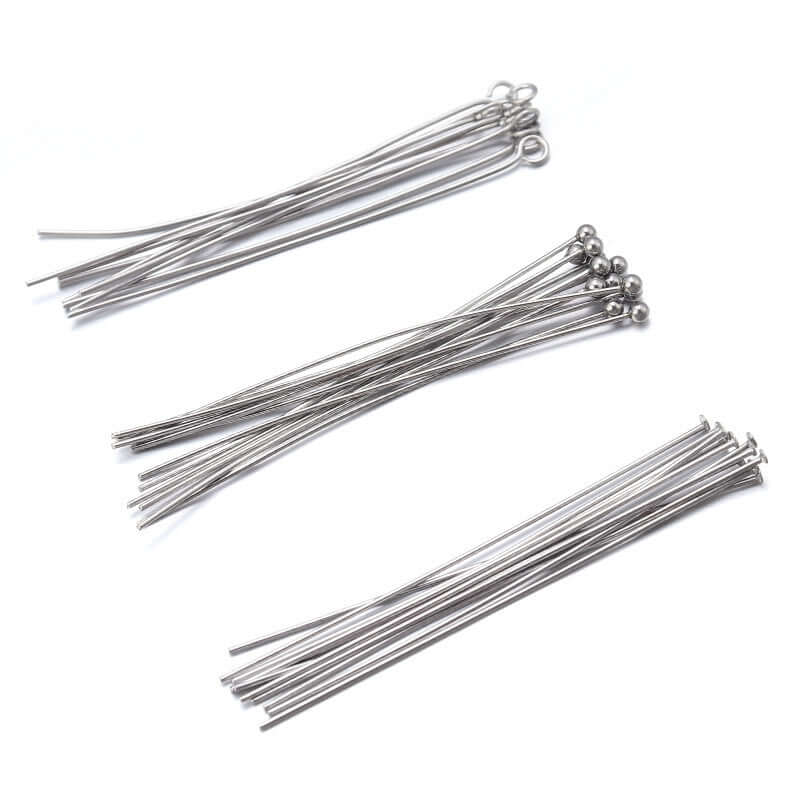 "Handmade stainless steel tylostyle earrings and accessories"