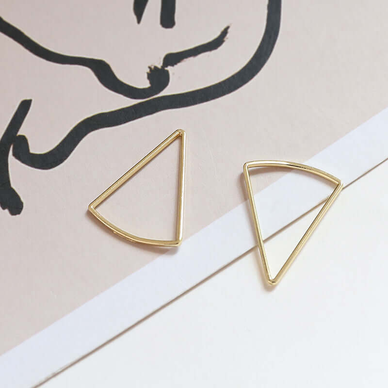Irregular Triangle Handmade Jewelry Earrings Necklace Accessories