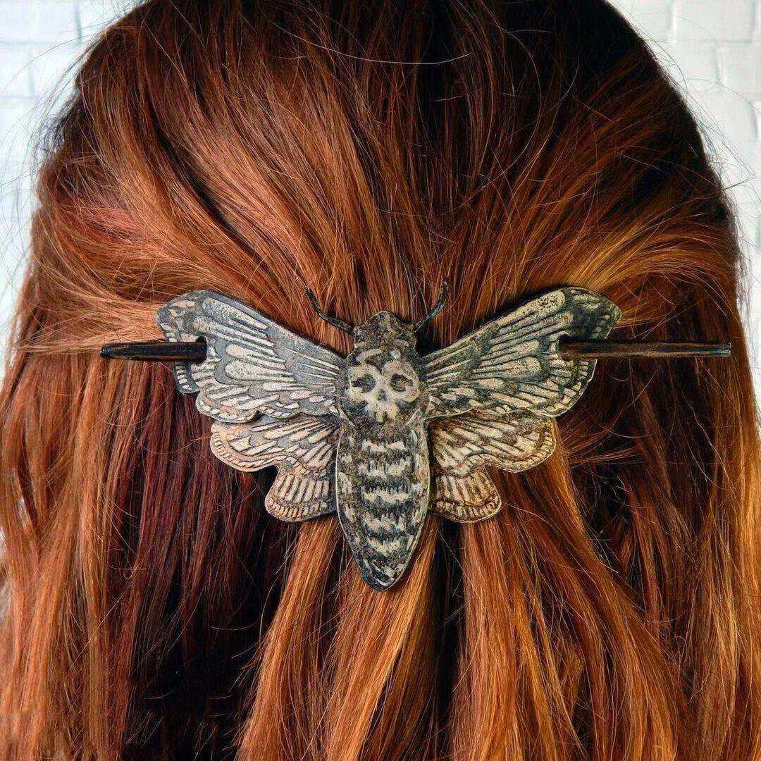 Women's Vintage Copper Skull Headband Handmade Jewelry