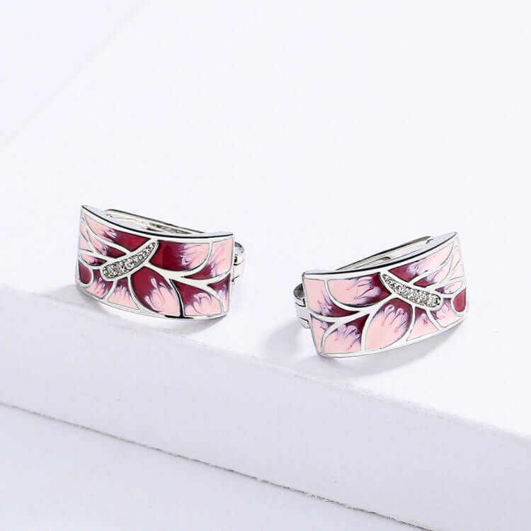 Temperament Handmade Enamel Wedding Party Jewelry Earrings