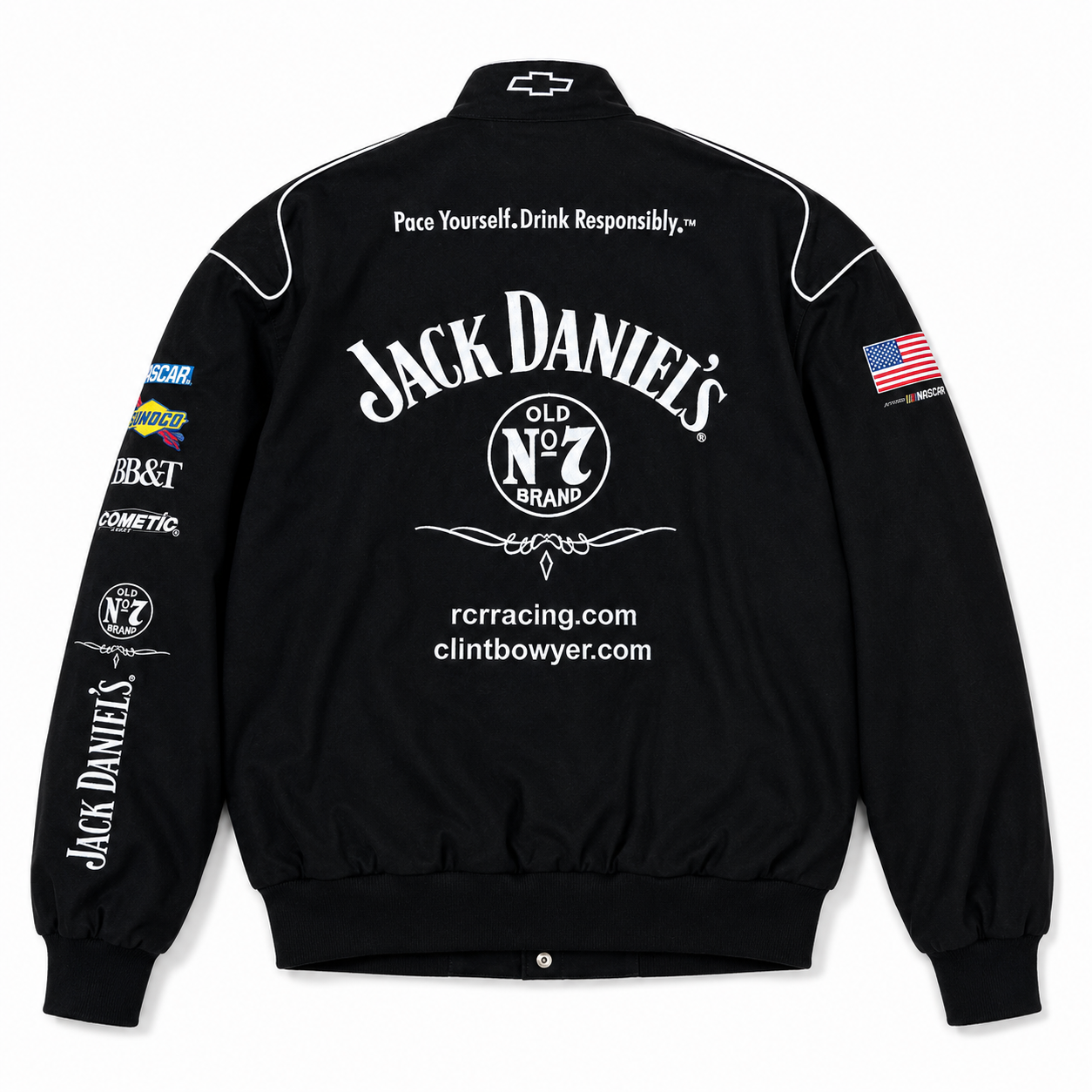 AWEX Pit Jacket — Black Cotton Twill Racing Jacket