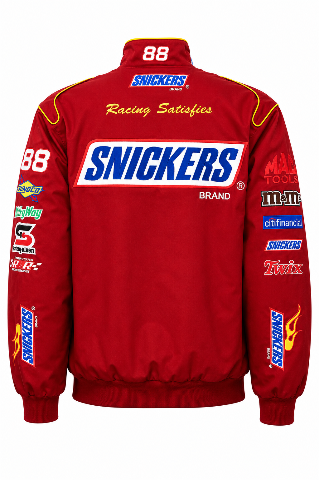 AWEX Pit Jacket — Red Cotton Twill Racing Jacket