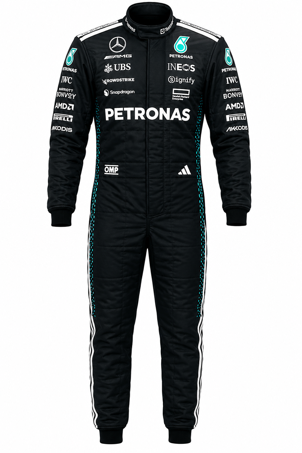 AWEX Cordura Racing Suit — Black / Teal
