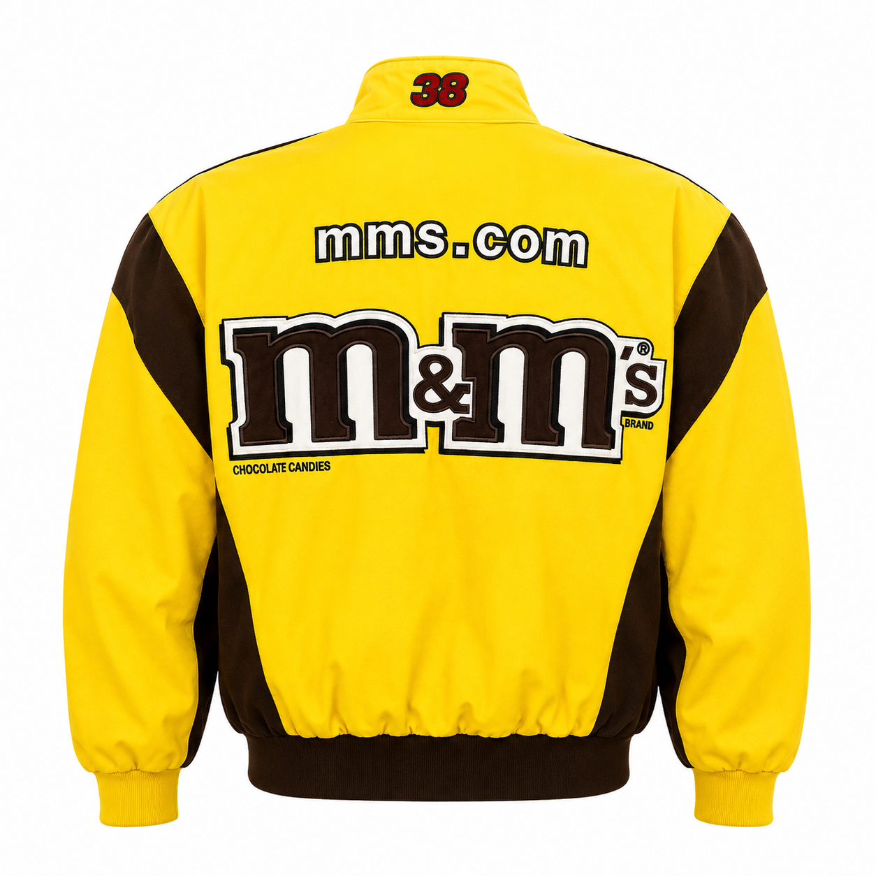 AWEX Pit Jacket — Yellow and Brown Cotton Twill Racing Jacket