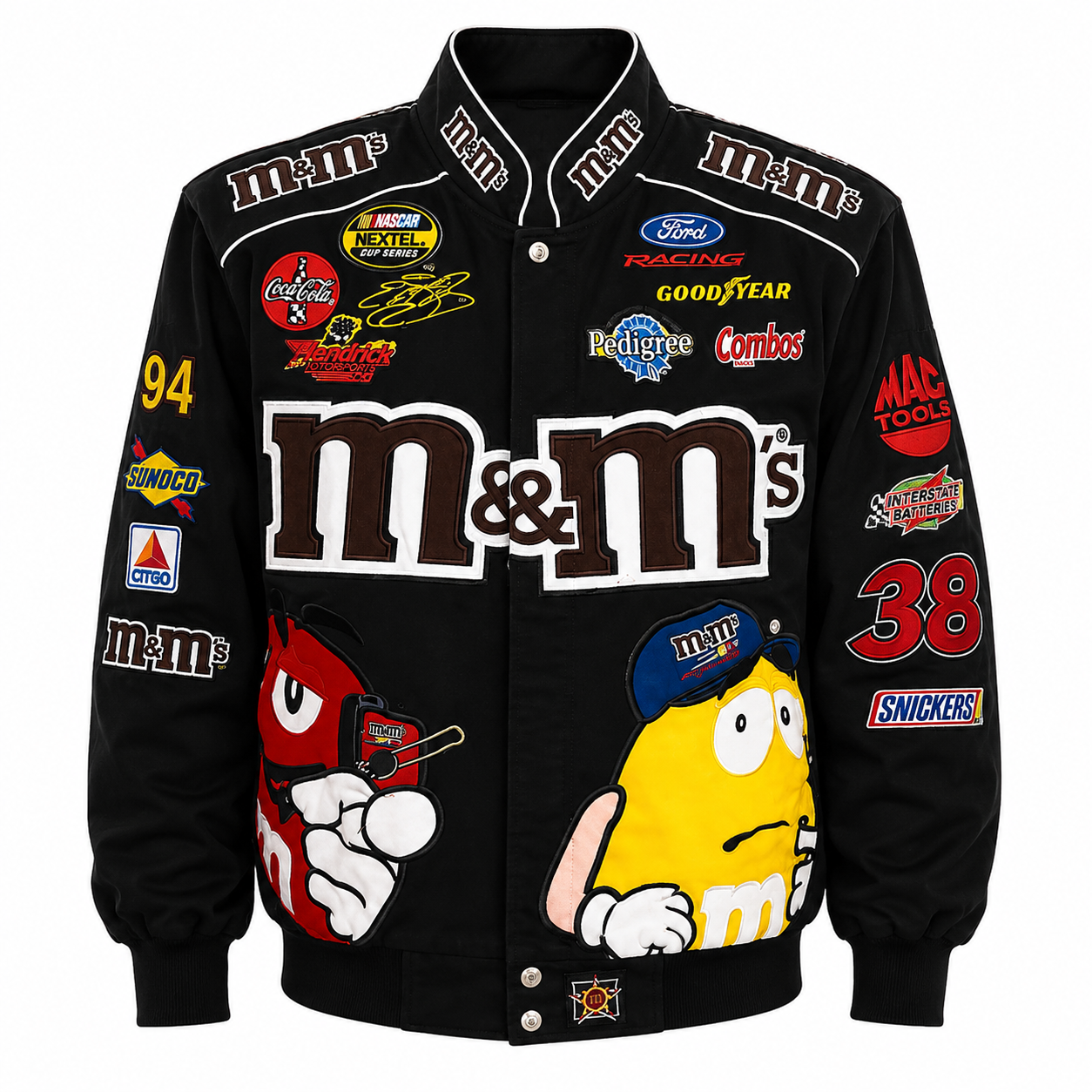 AWEX Pit Jacket — Black Cotton Twill Racing Jacket