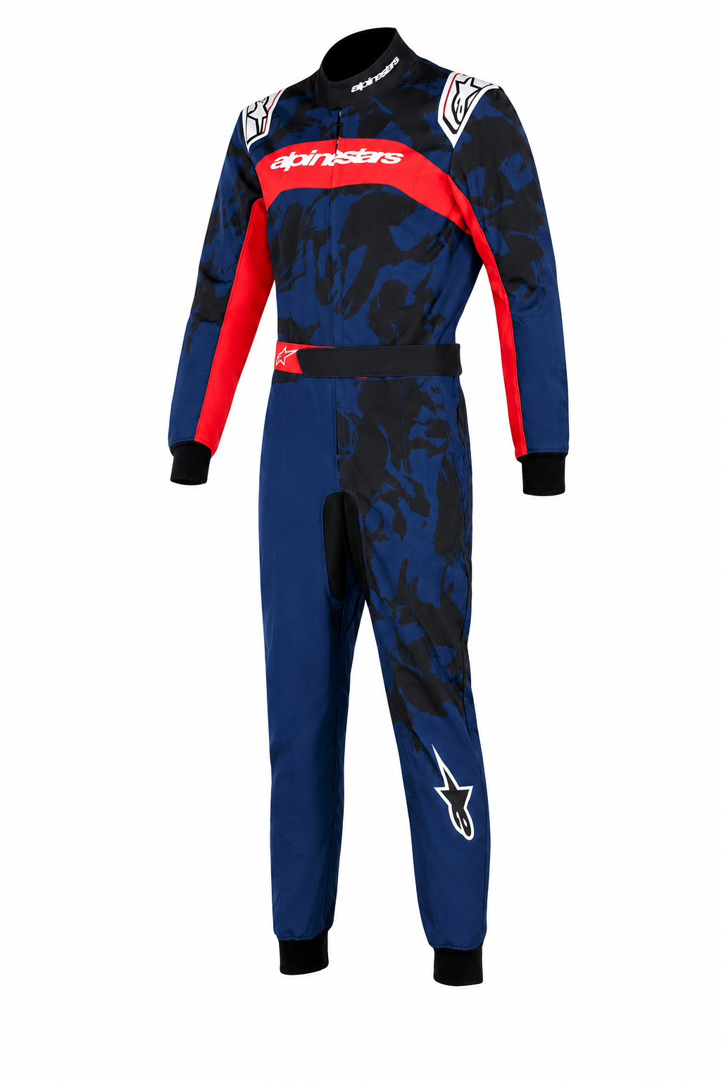 AWEX Camo Kart Racing Suit — Navy / Red
