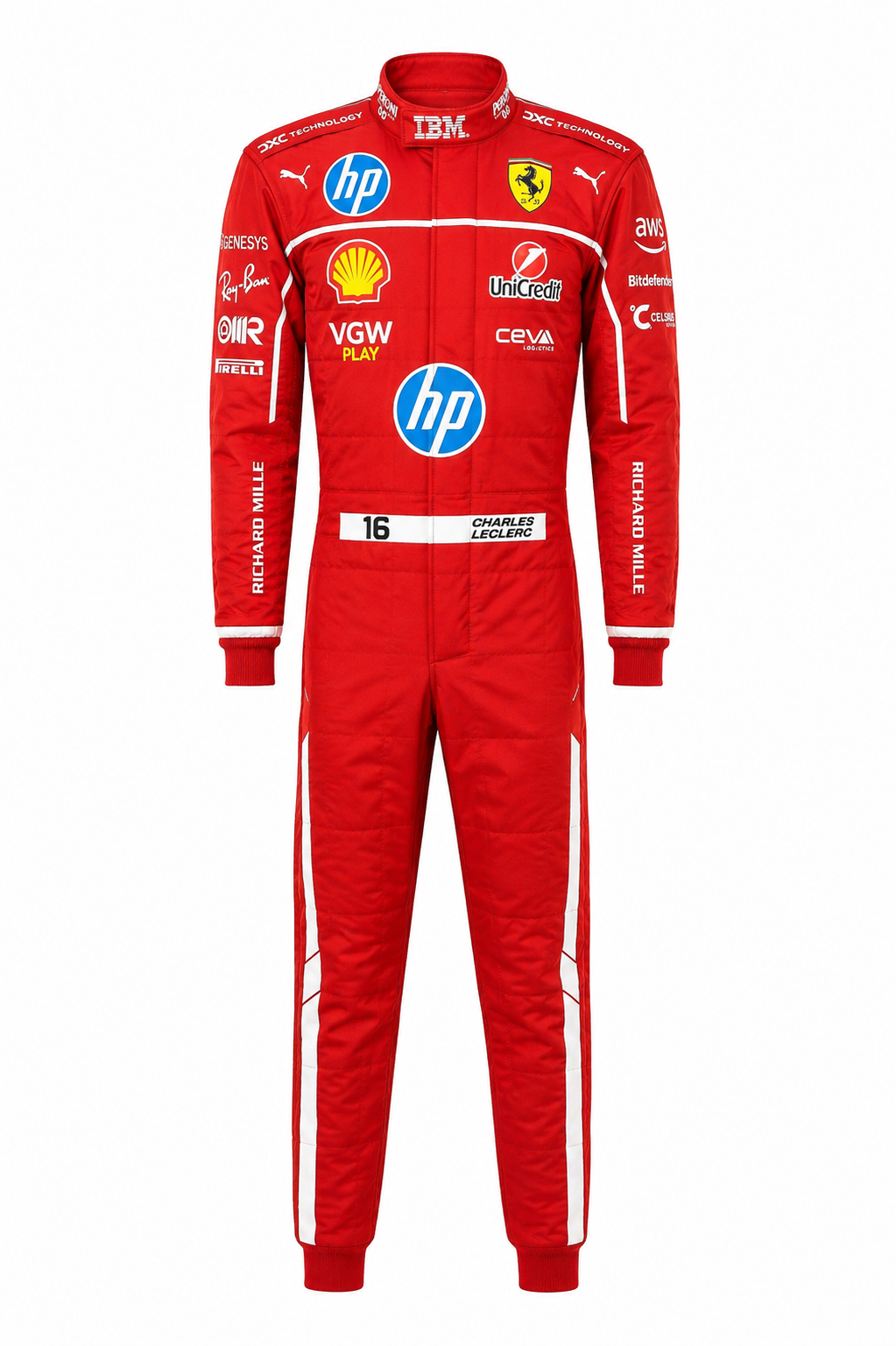 AWEX Cordura Racing Suit — Red / White