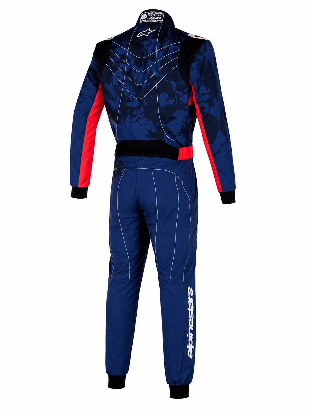 AWEX Camo Kart Racing Suit — Navy / Red